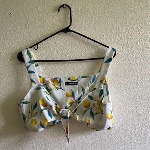 Tie knot crop top